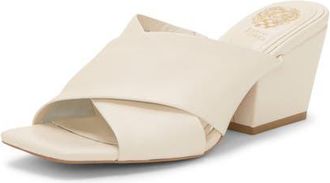Vince Camuto Kespa Block Heel Sandal in Creamy White at Nordstrom, Size 9.5
