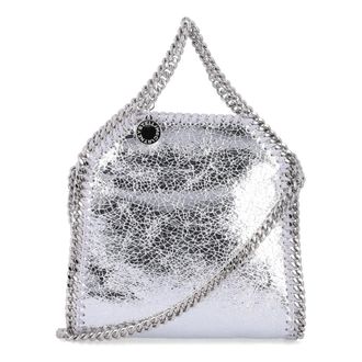 Stella McCartney Falabella Tiny - Dames - Handtassen - Grijs - ONE Size - Leer - Tassen
