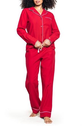 Petite Plume Red Flannel Pajama Set at Nordstrom, Size X-Large