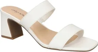 Easy Street Clovelle Slide Sandal in White at Nordstrom, Size 11