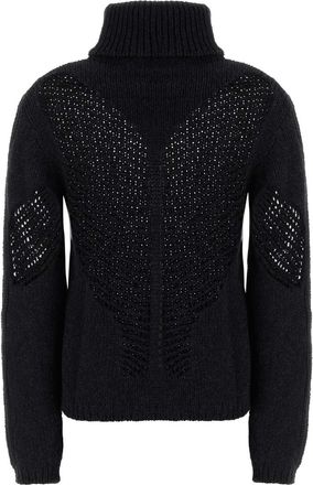 Our Legacy Womens Rollneck Sweater Charcoal Merino Wool