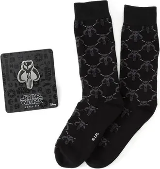 Cufflinks Inc. Mandalorian Socks & Lapel Pin Set in Multi at Nordstrom