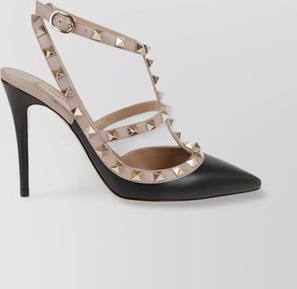 Valentino Garavani 100mm studded ankle strap pumps