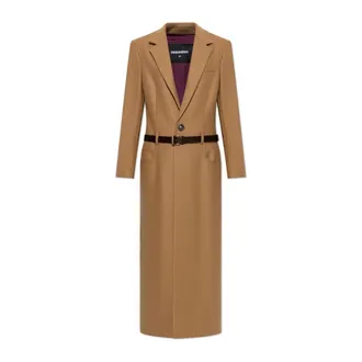 Dsquared2 Dames, Mantels, Bruin, Maat: M Wol