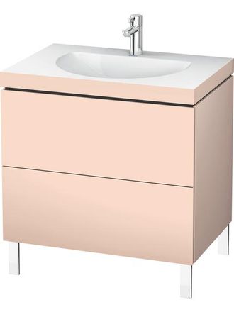 Duravit Lavabo Para Muebles Duravit L-cube C-bonded Con Base, Colgado En La Pared, 120x48 Cm, 1 Extra&iacute;ble, Sin Rebosadero, 3 Agujeros Para Grifos, Color: Alba
