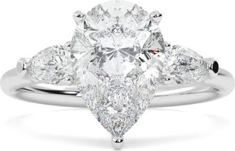 Tilla 14K white gold diamond engagement ring - women - 14kt White Gold/Lab Grown Diamond - 4 - Silver
