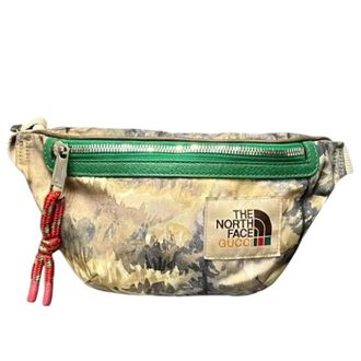Gucci Pre-owned Belt Bags, male, Beige, Size: ONE SIZE Pre-owned The North Face Waist Bag