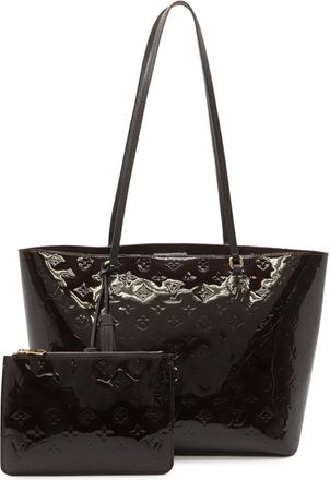 Louis Vuitton Amarante Monogram Vernis Pouch Shoulder Bag Tote Bag (Pre-Owned)