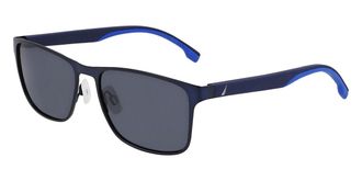 Nautica N103SP Polarized 420 Mens Sunglasses Blue Size 55