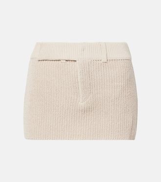 Aya Muse Caeli cotton-blend miniskirt