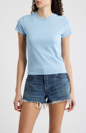 Frame Denim The Vintage Baby T-Shirt in Powder Blue at Nordstrom, Size X-Small