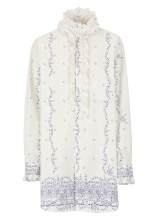 Philosophy di Lorenzo Serafini Cotton Poplin Shirtdress