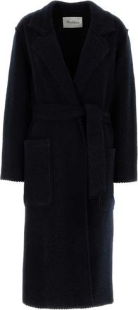 Max Mara Blue Wool Jene Coat