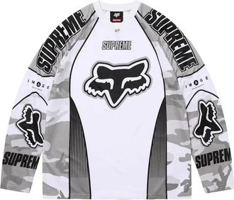 SUPREME x Fox Racing sweater - Wit