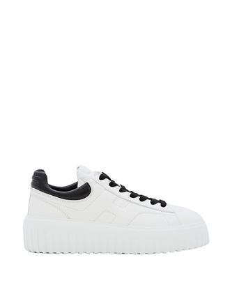 Hogan H-STRIPES Sneakers with Ridged Sole and Embossed Logo