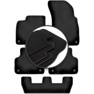 OEM Alfombrillas Premium Para Audi Q7 Ii 7 Plazas (2017-)