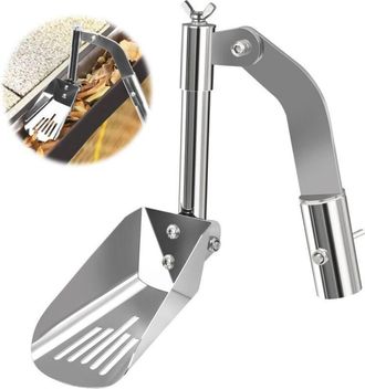 OEM Pelle De Nettoyage De Goutti&egrave;re - 12 Cm - Adaptateur Angle Pliable - Antirouille - Pour Toits Jardins Drainage - 1 Piece