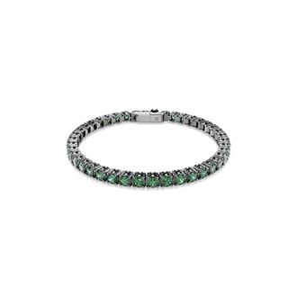Swarovski Matrix Tennis Armband - Dames - Armbanden - Groen - ONE Size - Accessoires