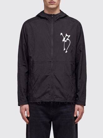 Yohji Yamamoto Giacca sportiva GFX Run in tessuto tecnico con cappuccio e stampa Skull