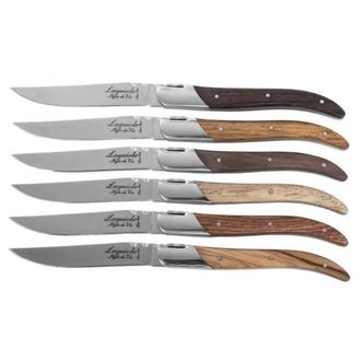 OEM Cuchillos Para Carne De Madera Mixta De La L&iacute;nea De Lujo Laguiole
