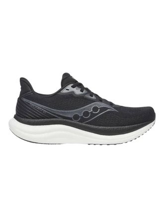 Saucony Mens Triumph 23 Shoes - Wide In Black/white