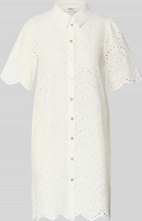 Only Ausgestelltes Freizeitkleid aus reiner Baumwolle Modell VALAIS in Offwhite, Gr&ouml;&szlig;e XL