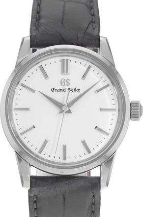 Grand Seiko Pre-owned Grand Seiko Elegance Quartz White Dial Mens Watch SBGX347
