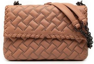 Bottega Veneta Pre-owned Olimpia Schoudertas - Dames - Vintage Schoudertas - Bruin - ONE Size - Leer - Vintage