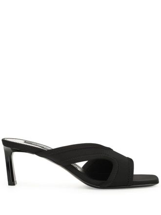 【関税込み】SERGIO ROSSI PARIS' MULES サンダル ブラック ハイヒール: 95mm, sr Paris - Mules Black