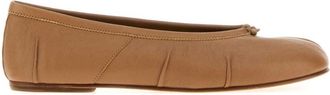Maison Margiela Brown Slip On Ballet Flats