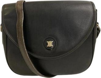 Celine Pre-owned Cross Body Bags, female, Black, Size: ONE SIZE Pre-owned Leather celine-bags