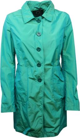 Uptobe Primula 655 Jas - Dames - Trenchcoats - Groen - S - Jassen