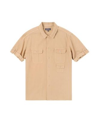 Amundsen & Scott Travellers Linen SS Mens in Khaki at Nordstrom, Size Xx-Large Eu