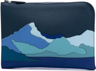 Hermès Clutch Togo Swift Endless Road 2019 - Blu