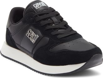 Roberto Cavalli Firenze Low Top Runner Sneaker in Black at Nordstrom Rack, Size 10