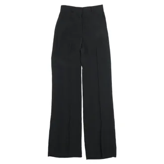 Max Mara Wide Trousers, female, Black, Size: 3XS Orario Wide Trousers