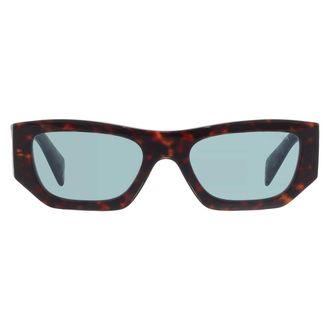 Prada Petrol Green Rectangular Mens Sunglasses PR A01S 18Z40K 53