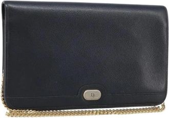 Dior Pre-owned Vintage Plastic Schoudertas - Dames - Vintage Schoudertas - Zwart - ONE Size - Leer - Vintage