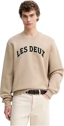 Les Deux Brady Sweatshirt - Heren - Sweatshirts - Beige - XL - Katoen - Hoodies & sweatvesten