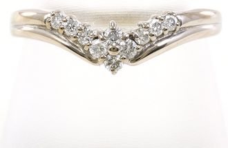 C&A White Gold White Gold (14K) Band Ring (Pre-Owned)