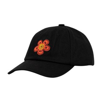 Kenzo Floral Embroidered Cap - Heren - Petten - Zwart - ONE Size - Katoen - Accessoires