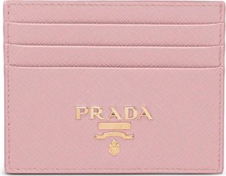 Prada Portacarte con logo - Rosa