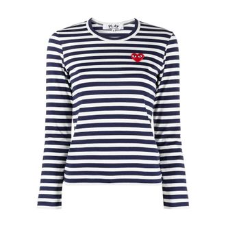 Comme Des Gar&ccedil;ons Long Sleeve Tops, female, Blue, Size: XS Comme des Garcons T-shirts and Polos Blue