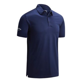 Callaway Heren Swing Tech Solid Colour Polo Shirt (Peacoat Marine)