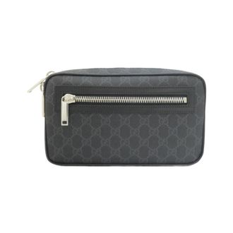 Gucci Black Gg Supreme Fanny Pack (Pre-Owned)