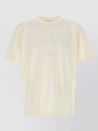 Givenchy cotton crew neck t shirt short sleeves