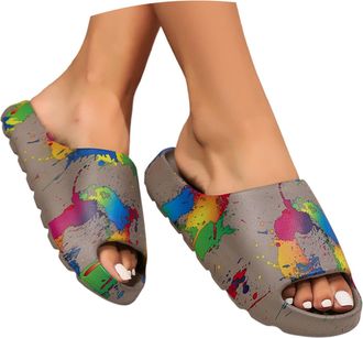 Generic 2026 Mens Slippers 22 Slides (Brown, 7)