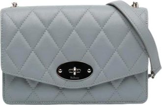 Mulberry Pre-owned Cross Body Bags, female, Blue, Size: ONE SIZE Pre-owned Leather Crossbody Bag
