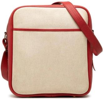 Herm&egrave;s Pre-owned Victoria - Dames - Vintage Schoudertas - Beige - ONE Size - Leer - Vintage