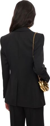 Chlo&eacute; Womens Veste En Laine Grain De Poudre Noire Black Jacket